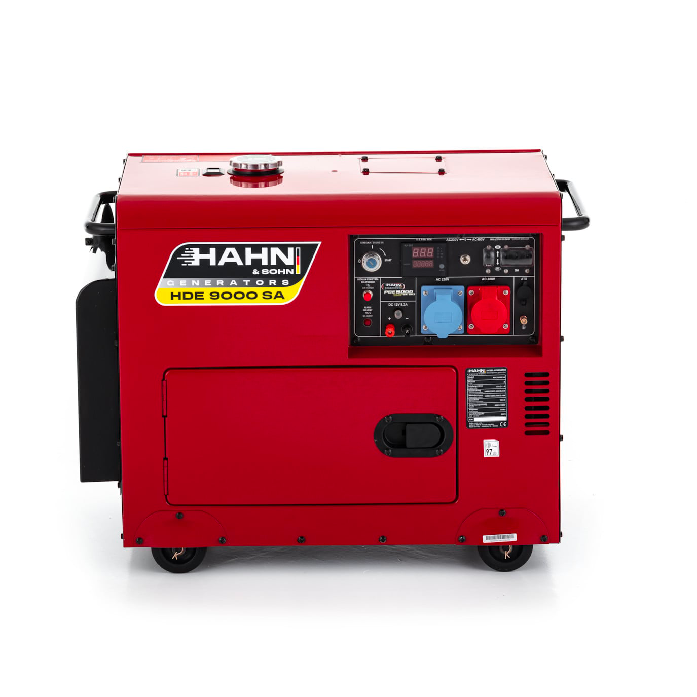 Hahn & Sohn Dieselový Generátor HDE 9000 SA-SA3 1/3